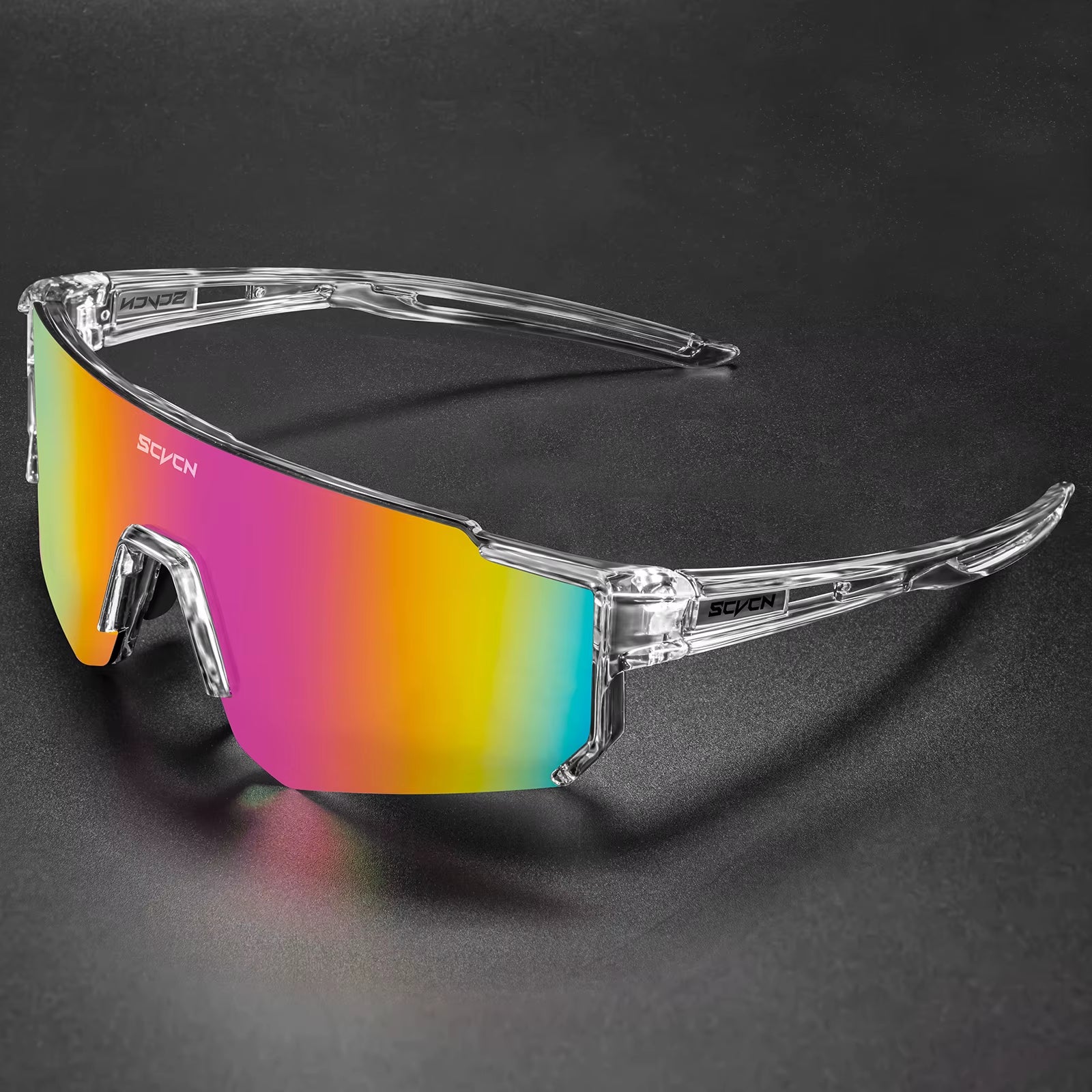 SCVCN New UV400 Cycling Sunglasses Men Outdoor Sports Road Driving Bike Glasses Mountain Climbing Women Bicycle Cycling Goggles