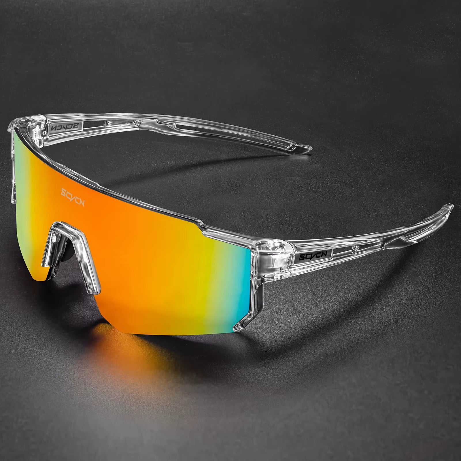 SCVCN New UV400 Cycling Sunglasses Men Outdoor Sports Road Driving Bike Glasses Mountain Climbing Women Bicycle Cycling Goggles